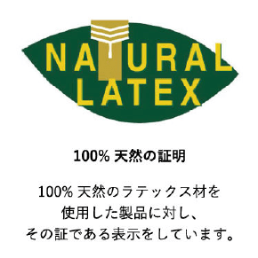 100%天然の証明